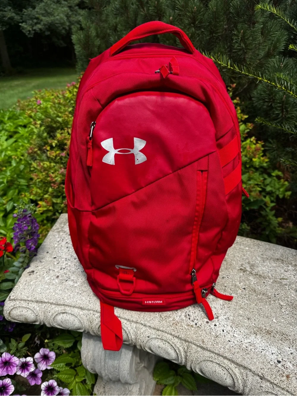 Under Armour Storm Hustle Red Backpack